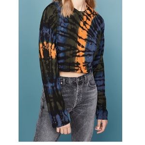 Cotton citizen long sleeve tie dye tee